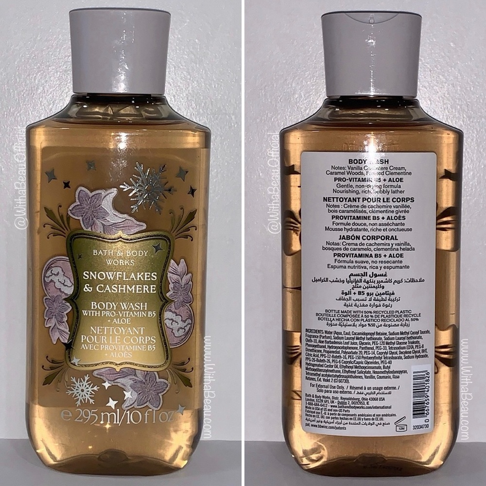 Bath & Body Works Body Wash - Snowflakes & Cashmere